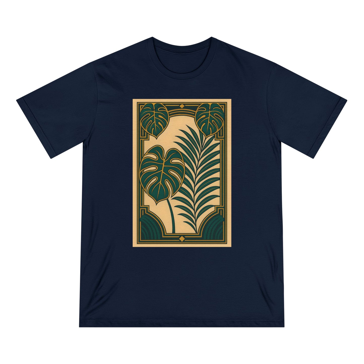 Tropical Botanical T-Shirt, Eco-Friendly Tee, Summer Casual Wear, Plant Lover Gift, Organic Cotton Top, Nature-Inspired Fashion