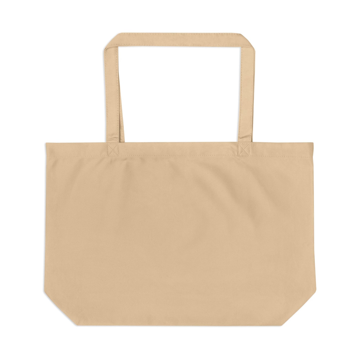 Large Organic Cotton Tote Bag – Eco-Conscious Shopping Bag | Reusable Earth-Friendly Tote