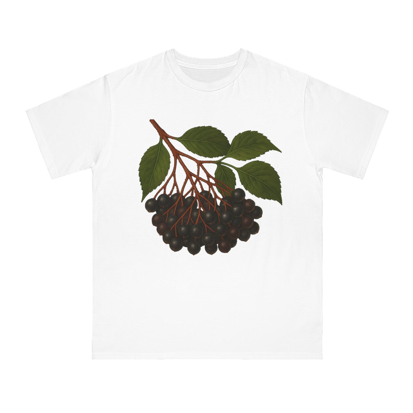 Botanical Art Organic T-Shirt – Eco-Friendly Herbal Tee | Sustainable Gift for Plant Lovers