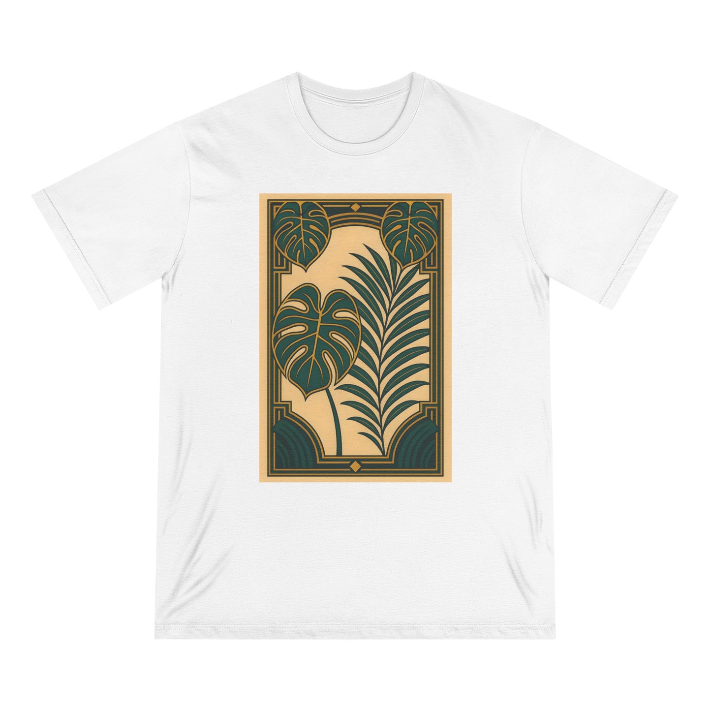 Tropical Botanical T-Shirt, Eco-Friendly Tee, Summer Casual Wear, Plant Lover Gift, Organic Cotton Top, Nature-Inspired Fashion