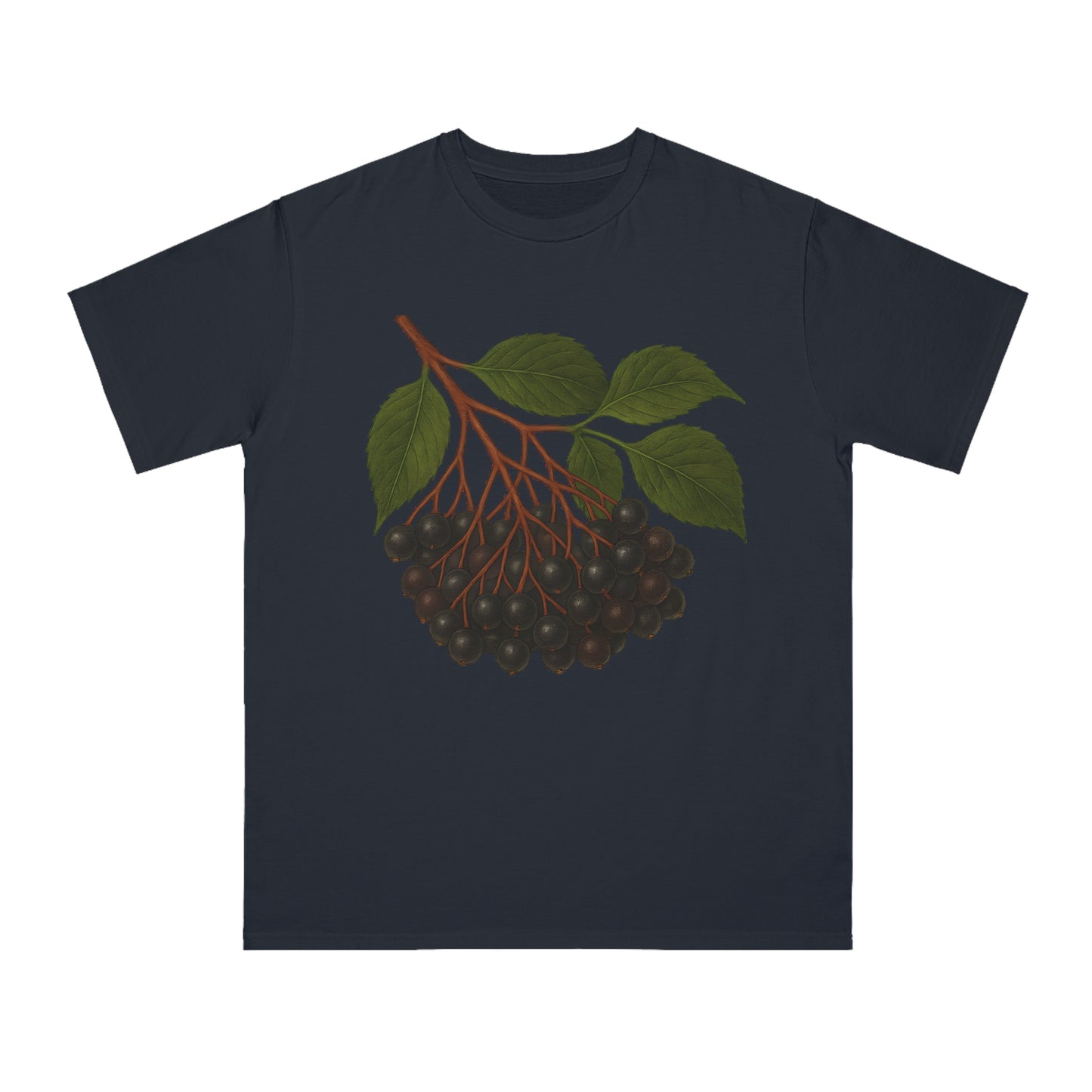 Botanical Art Organic T-Shirt – Eco-Friendly Herbal Tee | Sustainable Gift for Plant Lovers