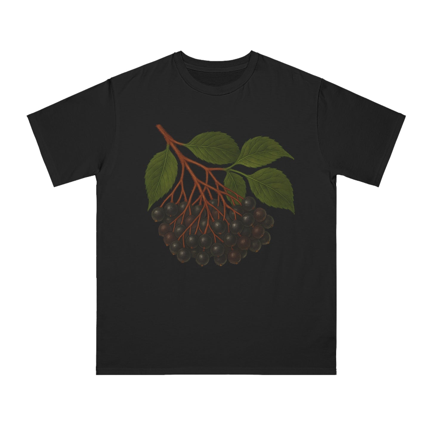 Botanical Art Organic T-Shirt – Eco-Friendly Herbal Tee | Sustainable Gift for Plant Lovers