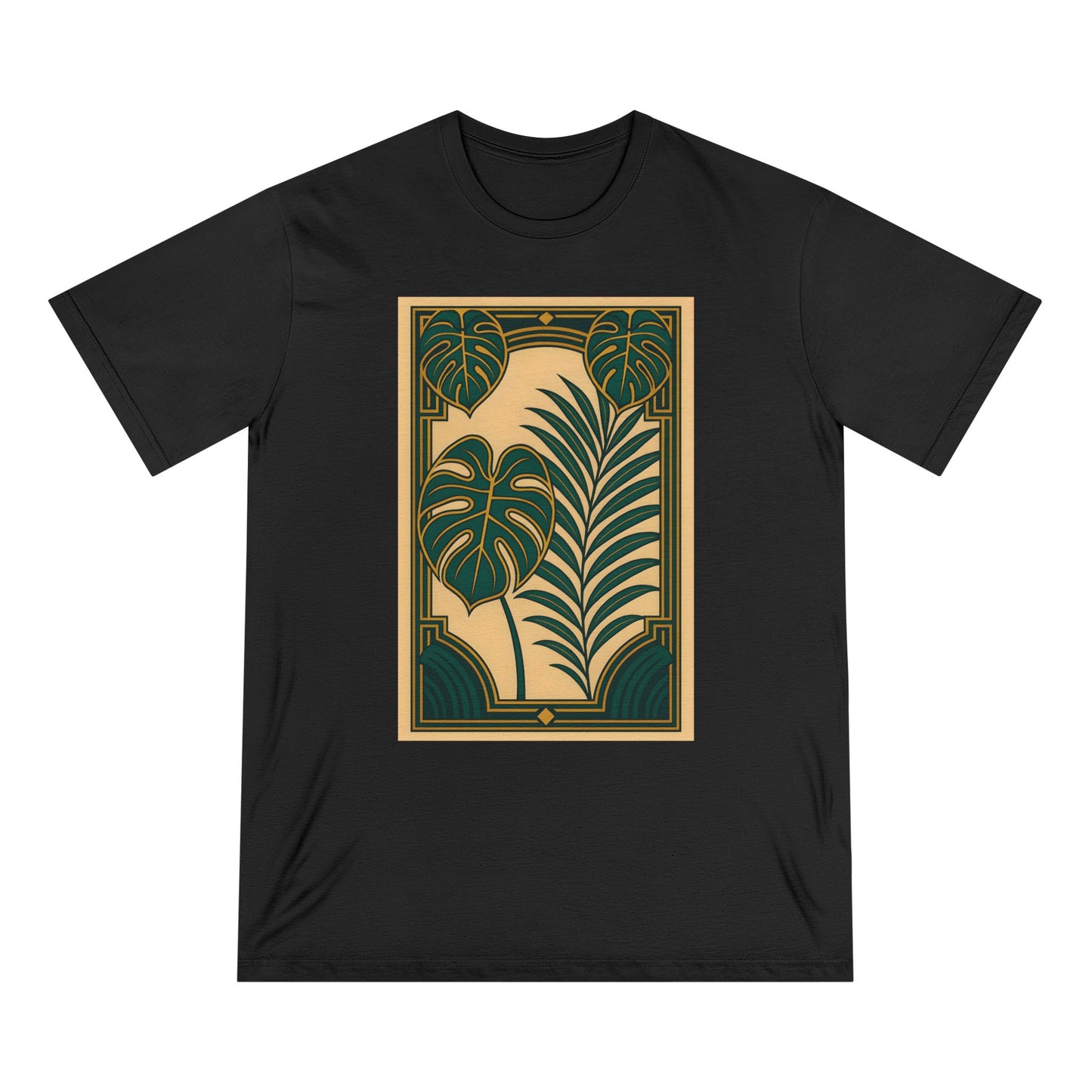 Tropical Botanical T-Shirt, Eco-Friendly Tee, Summer Casual Wear, Plant Lover Gift, Organic Cotton Top, Nature-Inspired Fashion
