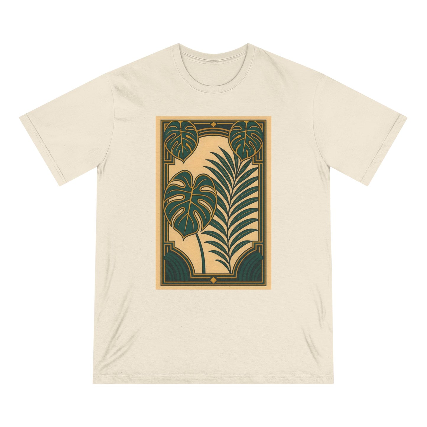 Tropical Botanical T-Shirt, Eco-Friendly Tee, Summer Casual Wear, Plant Lover Gift, Organic Cotton Top, Nature-Inspired Fashion