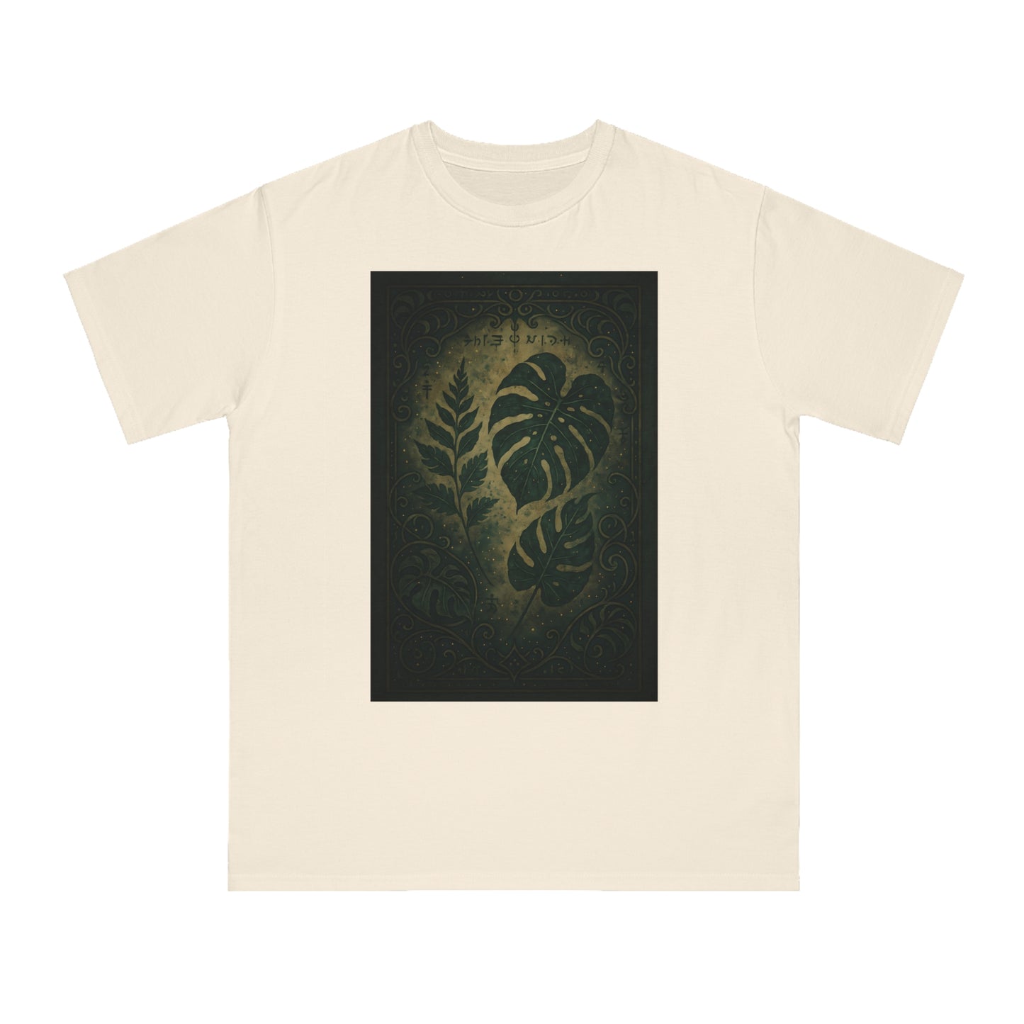 Vintage Botanical Organic T-Shirt, Eco-Friendly Shirt, Plant Lovers Tee, Casual Nature Top, Greenery Fashion, Gift for Nature Enthusiasts