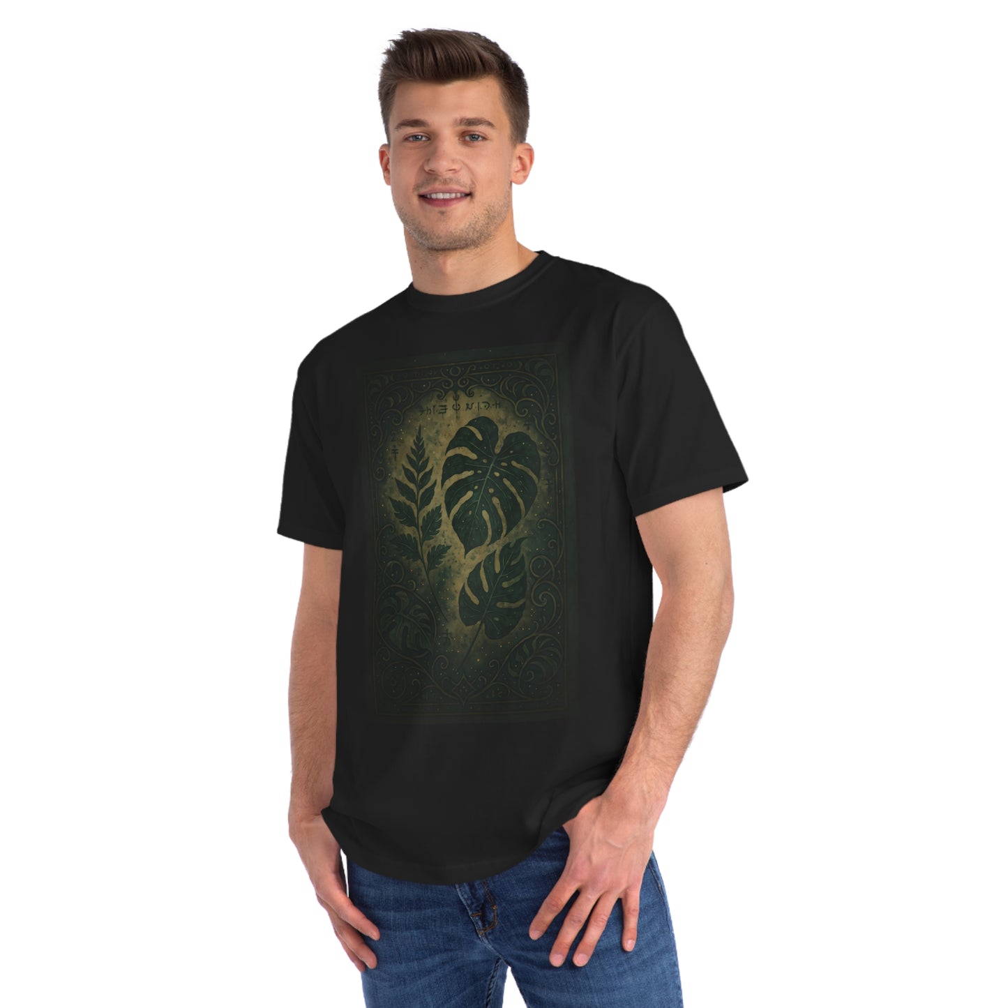 Vintage Botanical Organic T-Shirt, Eco-Friendly Shirt, Plant Lovers Tee, Casual Nature Top, Greenery Fashion, Gift for Nature Enthusiasts