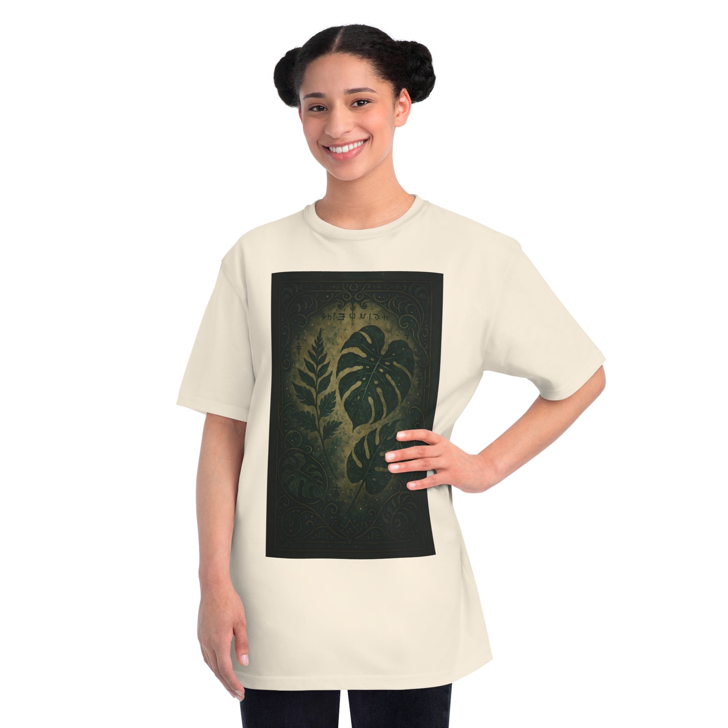 Vintage Botanical Organic T-Shirt, Eco-Friendly Shirt, Plant Lovers Tee, Casual Nature Top, Greenery Fashion, Gift for Nature Enthusiasts