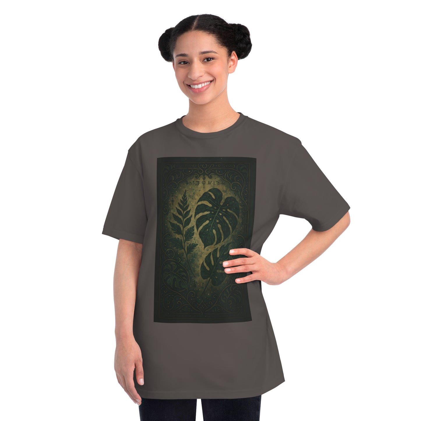 Vintage Botanical Organic T-Shirt, Eco-Friendly Shirt, Plant Lovers Tee, Casual Nature Top, Greenery Fashion, Gift for Nature Enthusiasts