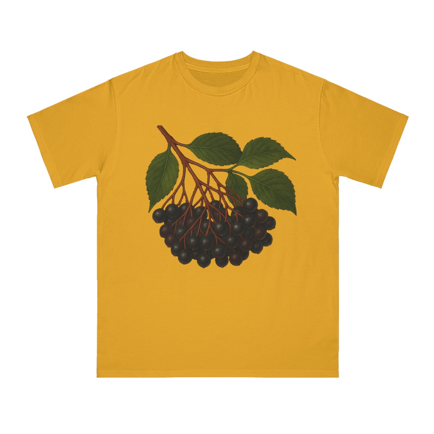 Botanical Art Organic T-Shirt – Eco-Friendly Herbal Tee | Sustainable Gift for Plant Lovers