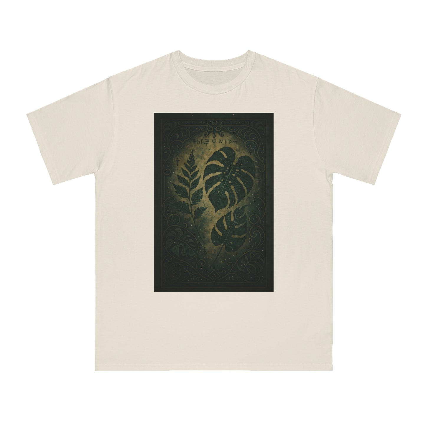 Vintage Botanical Organic T-Shirt, Eco-Friendly Shirt, Plant Lovers Tee, Casual Nature Top, Greenery Fashion, Gift for Nature Enthusiasts