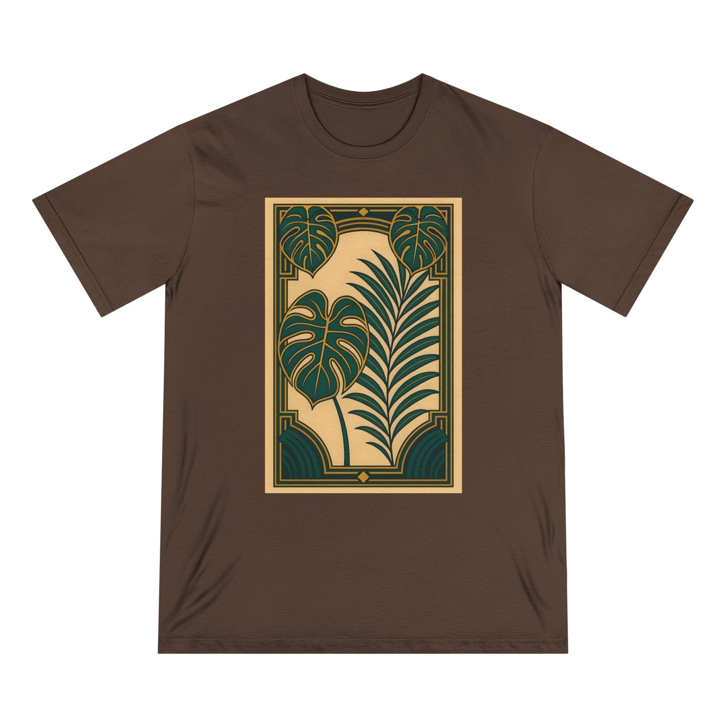 Tropical Botanical T-Shirt, Eco-Friendly Tee, Summer Casual Wear, Plant Lover Gift, Organic Cotton Top, Nature-Inspired Fashion
