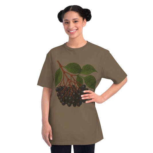 Botanical Art Organic T-Shirt – Eco-Friendly Herbal Tee | Sustainable Gift for Plant Lovers