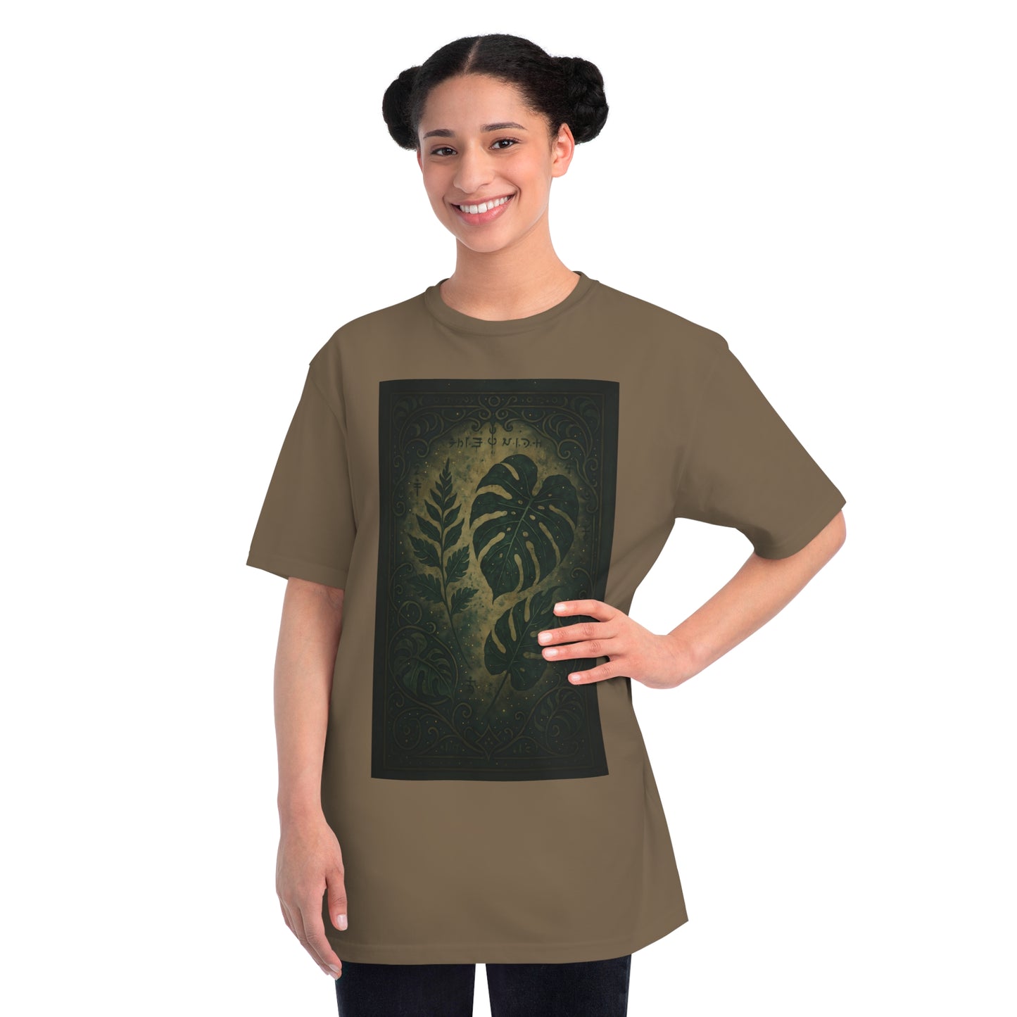 Vintage Botanical Organic T-Shirt, Eco-Friendly Shirt, Plant Lovers Tee, Casual Nature Top, Greenery Fashion, Gift for Nature Enthusiasts