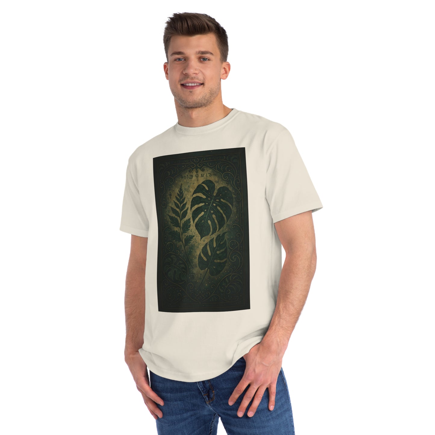 Vintage Botanical Organic T-Shirt, Eco-Friendly Shirt, Plant Lovers Tee, Casual Nature Top, Greenery Fashion, Gift for Nature Enthusiasts