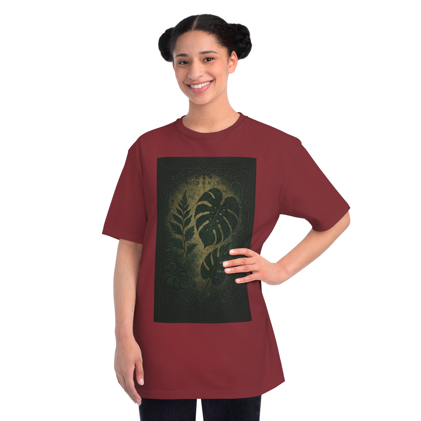 Vintage Botanical Organic T-Shirt, Eco-Friendly Shirt, Plant Lovers Tee, Casual Nature Top, Greenery Fashion, Gift for Nature Enthusiasts
