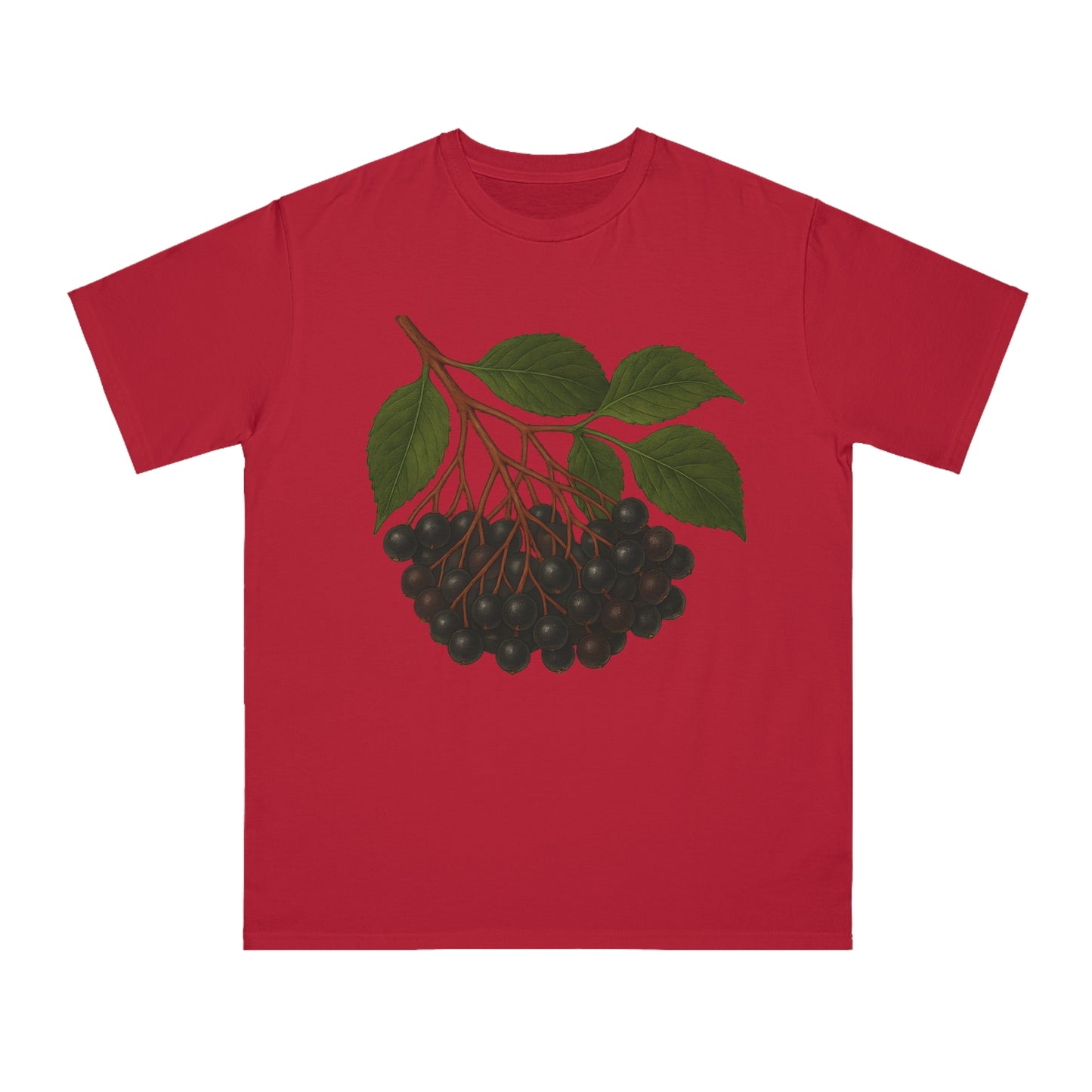 Botanical Art Organic T-Shirt – Eco-Friendly Herbal Tee | Sustainable Gift for Plant Lovers