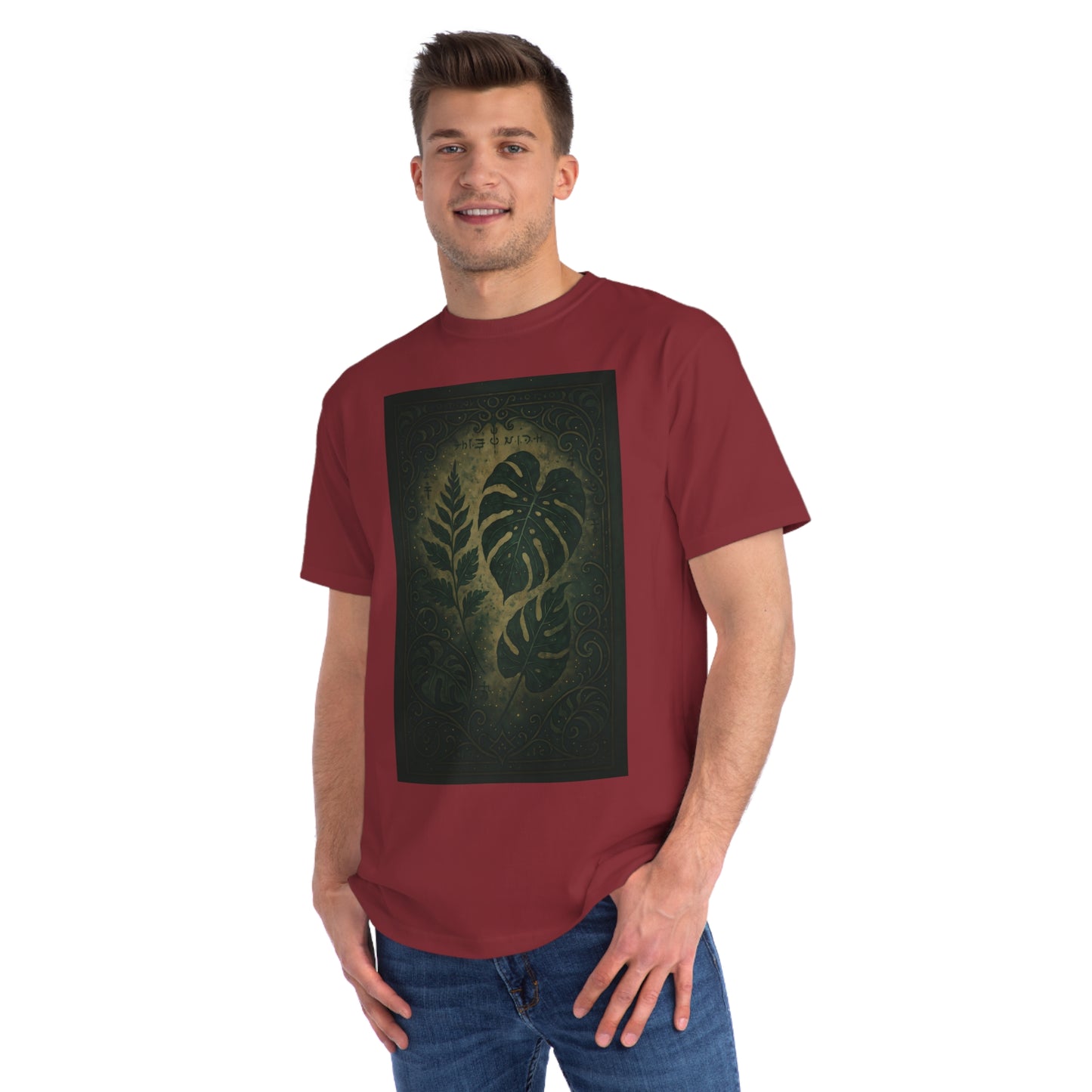 Vintage Botanical Organic T-Shirt, Eco-Friendly Shirt, Plant Lovers Tee, Casual Nature Top, Greenery Fashion, Gift for Nature Enthusiasts