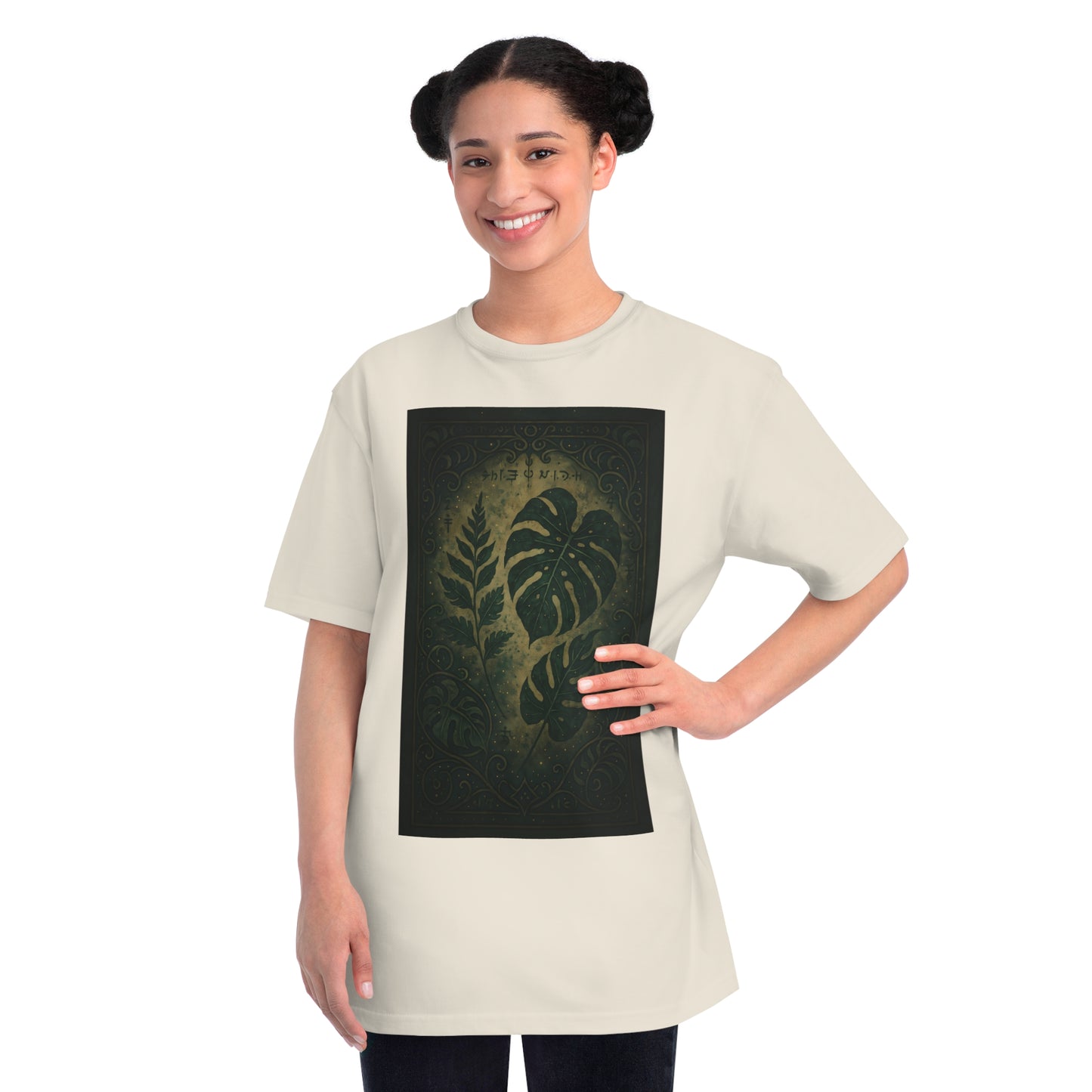 Vintage Botanical Organic T-Shirt, Eco-Friendly Shirt, Plant Lovers Tee, Casual Nature Top, Greenery Fashion, Gift for Nature Enthusiasts