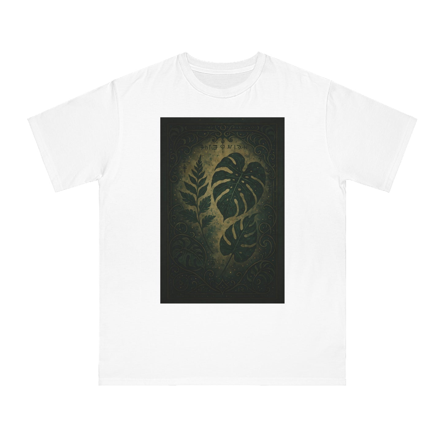 Vintage Botanical Organic T-Shirt, Eco-Friendly Shirt, Plant Lovers Tee, Casual Nature Top, Greenery Fashion, Gift for Nature Enthusiasts