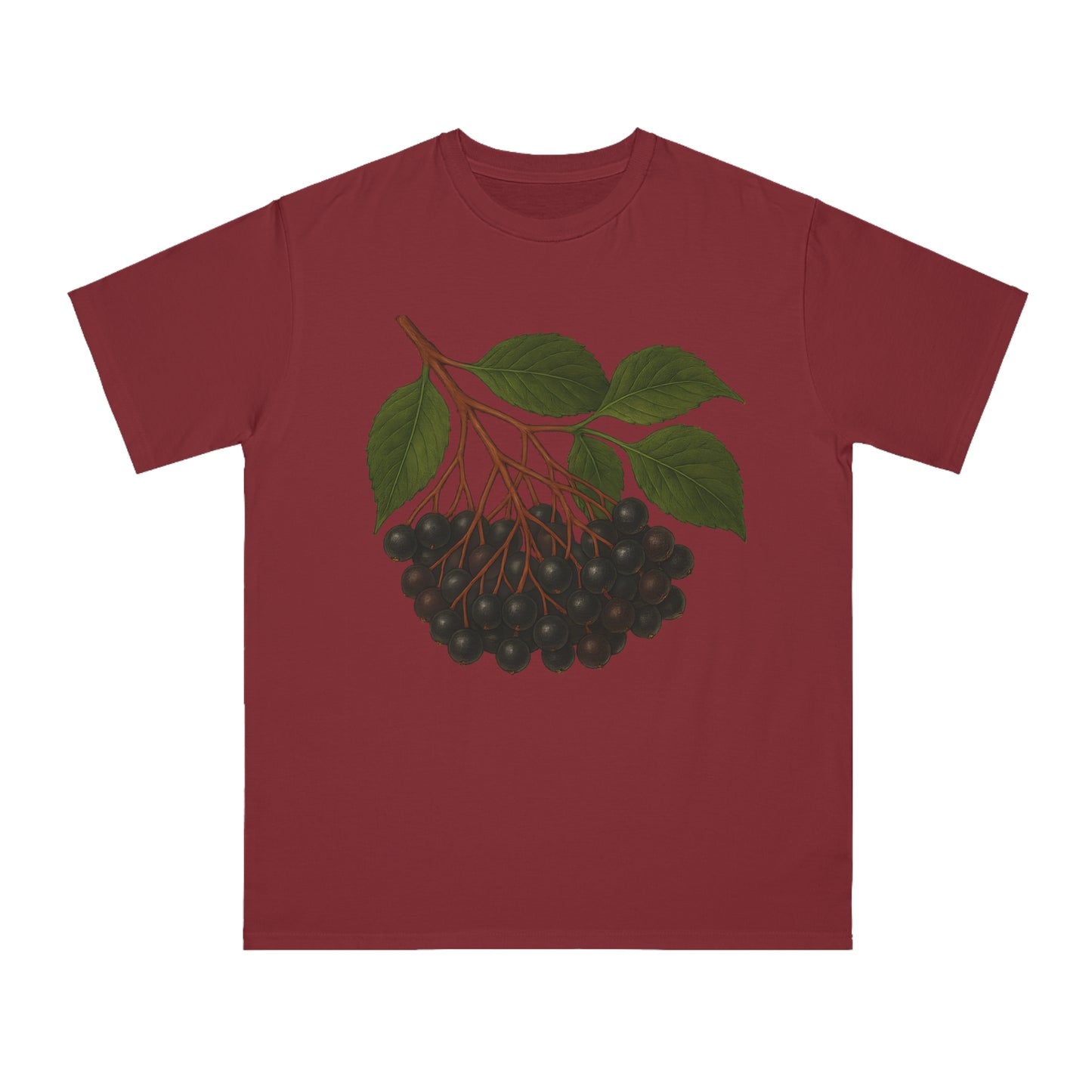Botanical Art Organic T-Shirt – Eco-Friendly Herbal Tee | Sustainable Gift for Plant Lovers