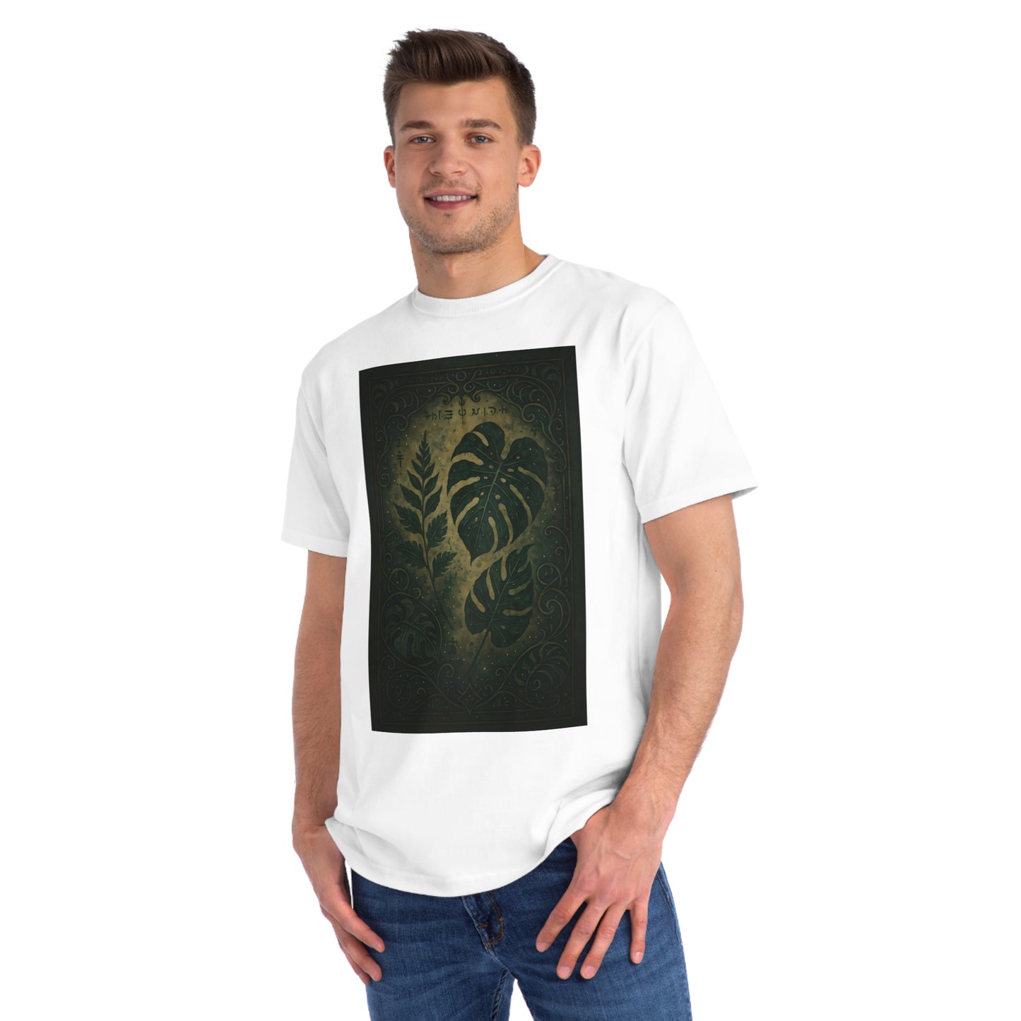 Vintage Botanical Organic T-Shirt, Eco-Friendly Shirt, Plant Lovers Tee, Casual Nature Top, Greenery Fashion, Gift for Nature Enthusiasts