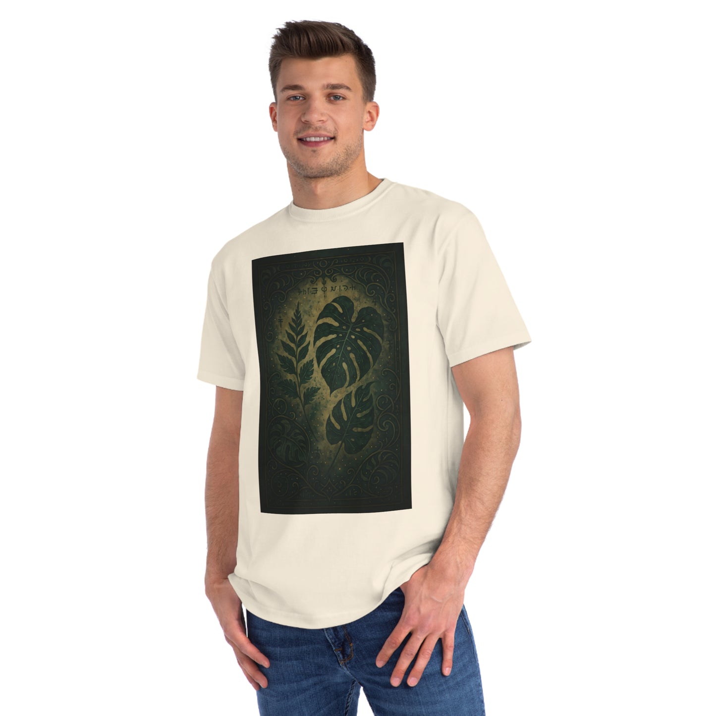 Vintage Botanical Organic T-Shirt, Eco-Friendly Shirt, Plant Lovers Tee, Casual Nature Top, Greenery Fashion, Gift for Nature Enthusiasts